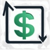 arrow down dollar sign icon 