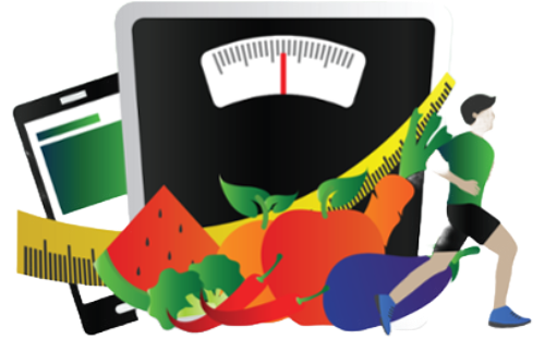 employee health scale and nutrition icon-1